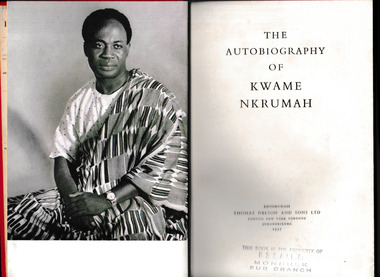 Book, Nelson, The autobiography of Kwame Nkrumah, 1957