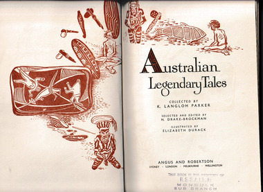 Book, K Langloh Parker, Australian legendary tales, 1953