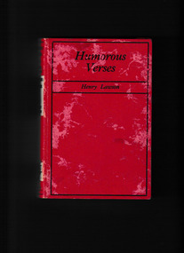 Book, Angus and Robertson, Humorous verses, 1937