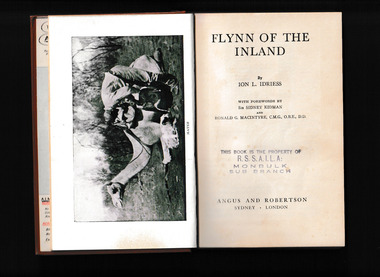 Book, Angus and Robertson, Flynn of the Inland, 1949