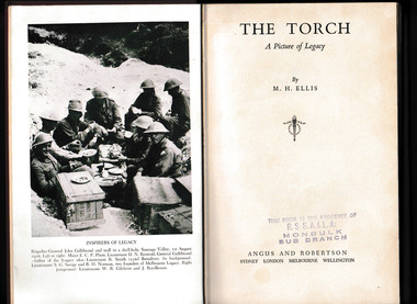 Book, Angus and Robertson, The torch : a picture of Legacy, 1957