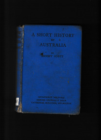 Book, Oxford University Press, A short history of Australia, 1937