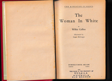 Book, Dymock's Book Arcade, The woman in white, 1947