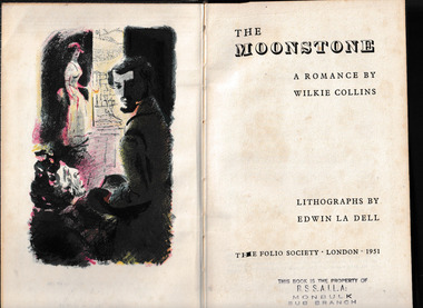Book, The Folio Society, The moonstone, 1951
