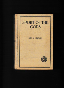 Book, C.J. De Garis Pub. House, Sport of the gods, 1921