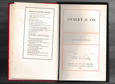 Book, McMillan and Co, Stalky & Co, 1951