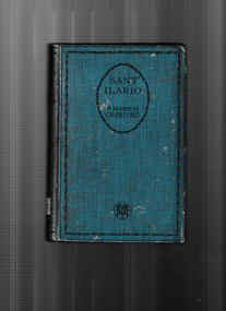 Book, Francis Marion Crawford, Sant' Ilario, 1926