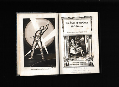 Book, HG Wells, The food of the gods, 1904