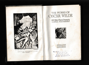 Book, Collins, The works of Oscar Wilde, Unknown