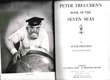 Book, Peter Freuchen with David Loth, Peter Freuchen's book of the seven seas, 1958