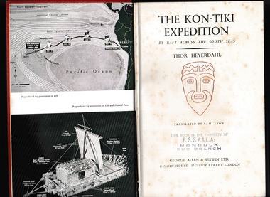 Book, Allen & Unwin, The Kon-Tiki expedition : by raft across the South Seas, 1950