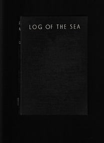 Book, Jonathon Cape, Log of the sea, 1933