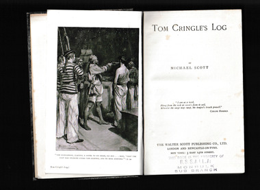 Book, Michael Scott, Tom Cringle's log, 1904