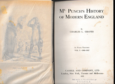 Book, Cassell, Mr. Punch's history of modern England v.2, 1921