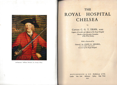 Book, Hutchinson, The Royal Hospital, Chelsea, 1950
