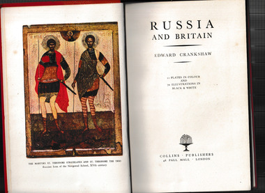 Book - Russia and Britain, Edward Crankshaw. et al, 194?