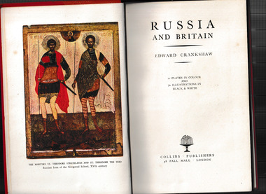 Book - Russia and Britain, Edward Crankshaw, 194?