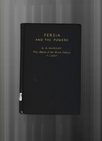 Book, Hutchinson, Persia and the powers : an account of diplomatic relations, 1941-1946, 1946