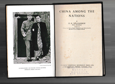 Book, Student Christian Movement Press, China among the nations, 1943