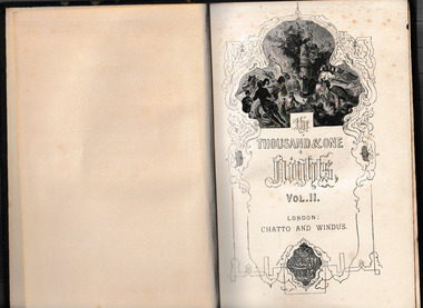 Book, Edward Stanley Poole, The thousand and one nights, commonly the Arabian nights' entertainments v.2, 1912