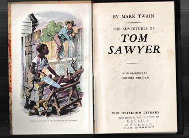 Book, The heirloom library, The adventures of Tom Sawyer, ????