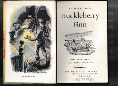 Book, The heirloom library, Huckleberry Finn, ????