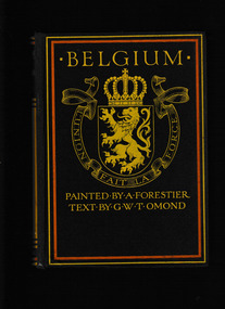 Book, AC Black, Belgium, 1918