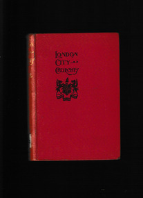 Book, Constable, London city churches, 1907