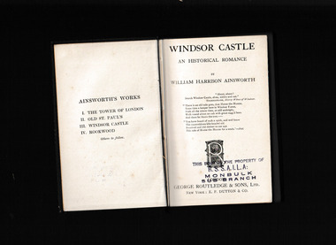 Book, George Routledge and Sons, Windsor Castle: An historical romance, ????