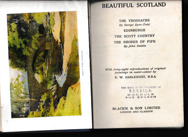 Book, Blackie, Beautiful Scotland, 1946