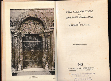 Book, Hodder and Stoughton, The grand tour of Norman England, 193?