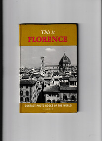 Book, Cassirer, This is Florence, 1955