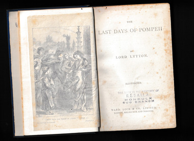 Book, Ward Lock and Co, The last days of Pompeii, [1850]