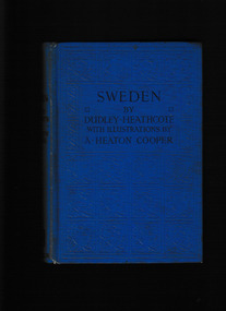 Book, A&C Black, Sweden, 1927
