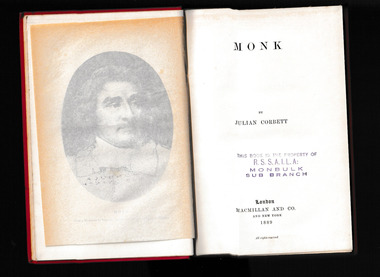 Book, Macmillan and Co, Monk, 1889