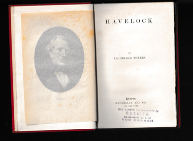 Book, Macmillan and Co, Havelock, 1892