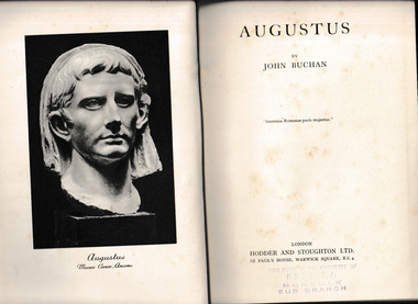 Book, Hodder and Stoughton, Augustus, 1937