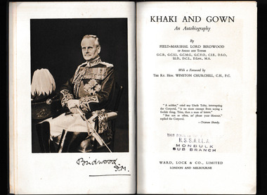 Book, John Murray, Wingate of the Sudan : the life and times of General Sir Reginald Wingate, maker of the Anglo-Egyptian Sudan, 1955