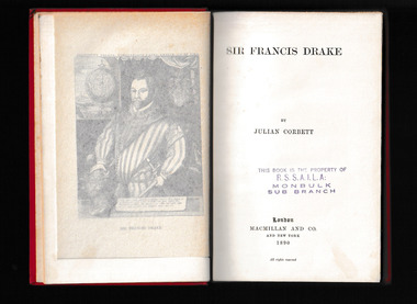 Book, Macmillan and Co, Sir Francis Drake, 1890