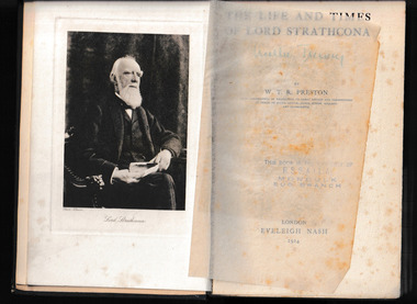 Book, Eveleigh Nash, The life and times of Lord Strathcona, 1914