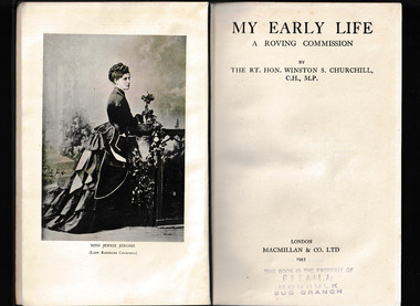 Book, McMillan and Co, My Early Life : A Roving Commission, 1943