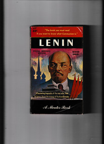 Book, New American Library, Lenin : a biography, 1948