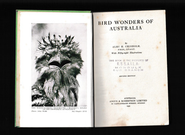 Book, Angus & Robertson, Bird wonders of Australia, 1935