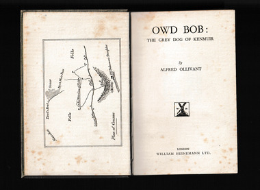 Book, William Heinemann, Owd Bob : the grey dog of Kenmuir, 1927