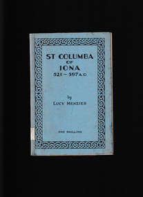 Book, Church of Scotland, St Columb of Iona 521-597, 1935