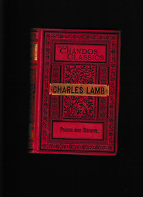 Book, Frederick Warne and Company, Poems and essays of Charles Lamb, 1879