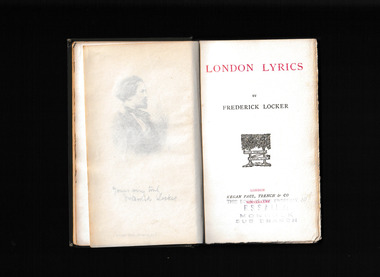Book, Kegan Paul French and Co, London lyrics, ????