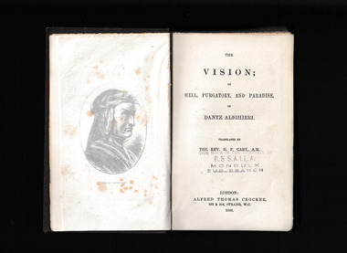 Book, The vision; or, Hell, Purgatory, and Paradise of Dante Alighieri, 1868