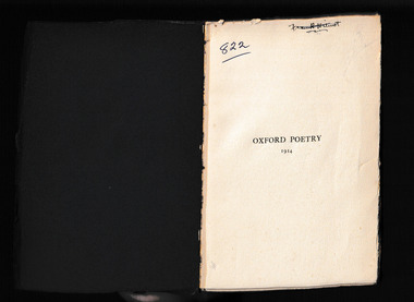 Magazine, RH Blackwell, Oxford poetry 1914, 1914