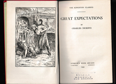 Book, Dymocks Book Arcade, Great expectations, 1949